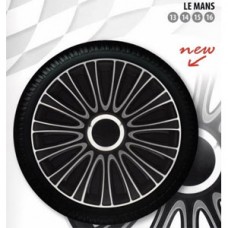 Колпак на колесо  Le Mаns 13"  черный серебряный, Польша 1х5