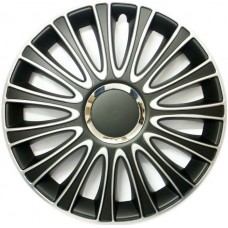 Колпак на колесо  Le Mаns Pro 16"  черный серебряный, Польша 1х5