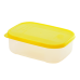 Емкость для продуктов "Bio" прямоугольная 0,35 л лимон