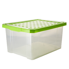Ящик для хранения Optima 12 л зеленый прозрачный