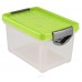 Ящик для хранения Sistema 48 л зеленый прозрачный