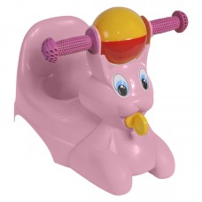 Горшок-игрушка "Зайчик"  розовый