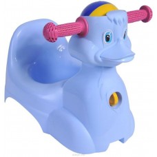 Горшок-игрушка "Уточка"  голубой